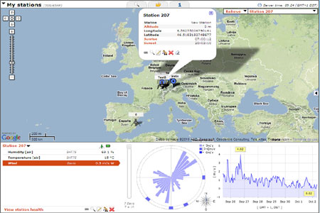Climaps is a complete weather monitoring solution.